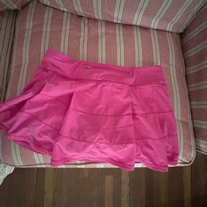 Sonic pink lulu lemon skirt